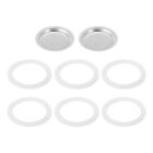 Aluminium Filter Replacement 50x41x5mm for 2-Cup Use Mocha Coffee Maker Pot
