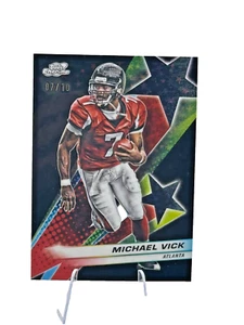 topps cosmic chrome 2024 #20Michael Vick vick star factor black eclipse 07 /10 - Picture 1 of 3