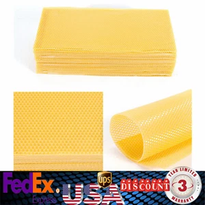 30PCS/SET 195x415mm Cornici in Cera per Alveare Miele per Scatola Apicoltura Covata - Foto 1 di 13