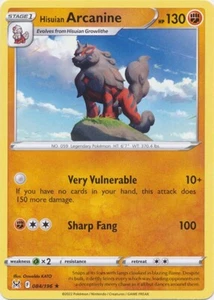 Hisuian Arcanine 084/196 Rare Lost Origin Pokemon TCG - Picture 1 of 1