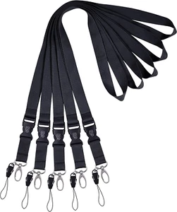 Cordón de oficina, paquete de 5 cordones de correa para el cuello de liberación rápida de 23 pulgadas con desmontable - Imagen 1 de 12