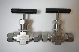 SWAGELOK SS-18VS12-SG Stainless Steel Integral Bonnet Needle Valve (Sour Gas) - Picture 1 of 8