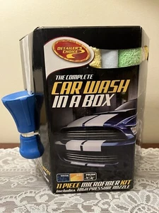 DETAILER'S CHOICE Detailing Kit Car Wash In A Box 11 PIECE MICROFIBER Kit - Picture 1 of 6