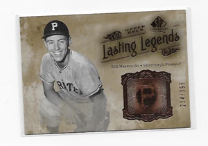 BILL MAZEROSKI 2005 SP LEGENDARY CUTS #LL-BM LASTING LEGENDS /399 RARE PIRATES - Picture 1 of 1