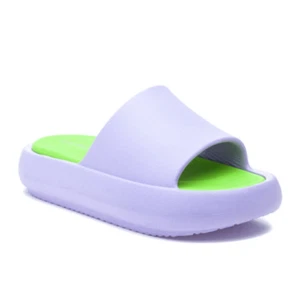 J Slides Squish Beach Slides- Lilac Slip On Sandals - Picture 1 of 15