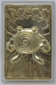 Pokemon Poliwhirl 23k Gold-Plated Trading Card - Picture 1 of 2