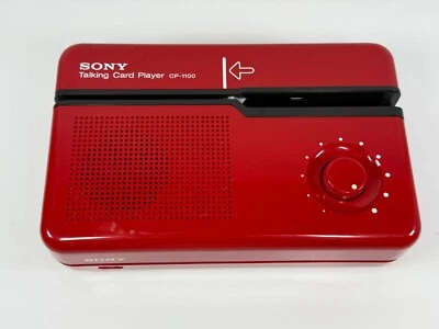 Sony CP-1100 Talking Card Player Japan 1976 Vintage Toy Rare US Seller - Image 1 of 4