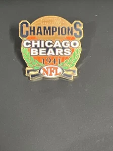 WILLABEE & WARD 1941 CHICAGO BEARS NFL CHAMPIONS PIN - Picture 1 of 2