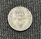 1909 SILVER 3 PENCE COIN UNITED KINGDOM GREAT BRITAIN ~ Lot 81