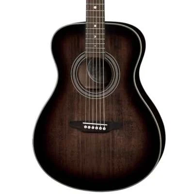 Luna Art Vintage Folk L/H A/G, Solid Spruce Top, Distressed Vintage Brownburst - Image 1 of 3