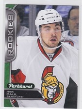 16/17 PARKHURST...NICK PAUL...ROOKIES...CARD # 353...SENATORS