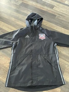 California Odyssey Soccer Club Jacket Mens M Adidas Full Zip Windbreaker Jacket - Picture 1 of 16