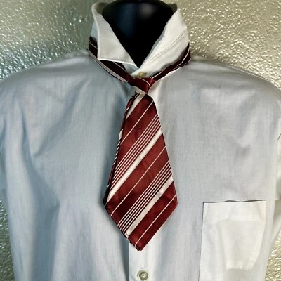 Vintage 1940's Neck Strap Necktie Short Cravat Pre-tied - Image 1 of 4