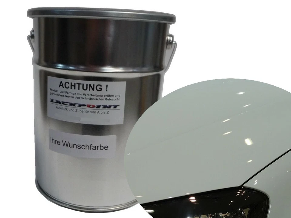 3 Liter Wasserbasis Spritzfertig geeignet für Skoda 9P9P Candy Weiß Autolack La - Bild 1 von 1