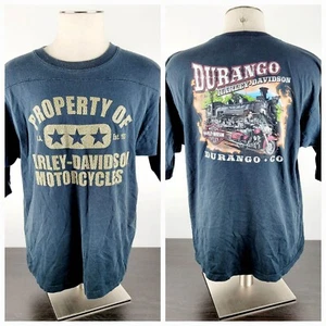 Harley Davidson T-Shirt Property Of Harley Davidson Durango Colorado Size XL - Picture 1 of 8