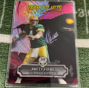 2024 WILD CARD HAUNTED HITS BRETT FARVE 3/4 HHS-BF SCARECROW PACKERS - Picture 1 of 2