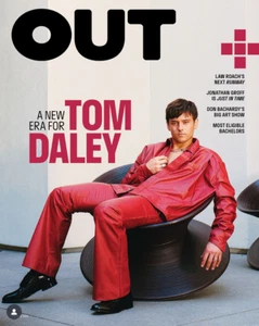 THE ADVOCATE/OUT MAGAZIN-JULI/AUGUST 2025-LEISHA HAILEY/TOM DALEY-NEU-SCHNELL - Bild 1 von 2