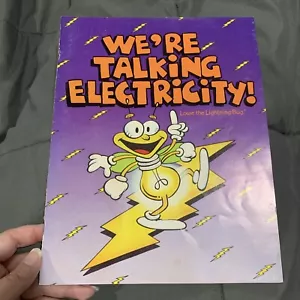 Vintage Louie The Lightning Bug We're Talking Electricity Coloring *Read - Picture 1 of 15
