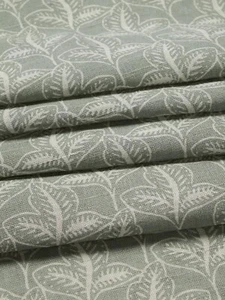 John Lewis Exley Leaf Fabric Dusty Green 2.2m RRP £25m - Picture 1 of 8