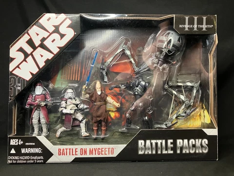 Star Wars Revenge of the Sith Battle on Mygeeto Battle Pack 2007 Hasbro Cover