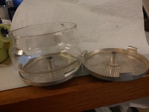 Pyrex Percolator 6-9 Cup Coffee Glass Basket + 2 Lower Strainer Pot Parts - Picture 1 of 9