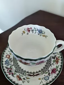 Spode Fine Porcelain Coffee Cup / Saucer "Chinese Rose" Made In England - Picture 1 of 5
