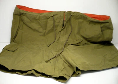 Venezia Jeans Clothing Co Women Shorts Chino Drawstring Sz 18 Green Nylon/Cotton - Imagem 1 de 4