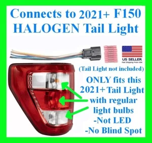 fits 2021+ F150 Halogen Tail Light Connector Plug Wiring Harness Taillight Wires - Picture 1 of 1