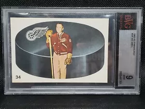 1962-63 Parkhurst #34 Sid Abel BVG 9 MINT Red Wings HOF NICE! - Picture 1 of 3