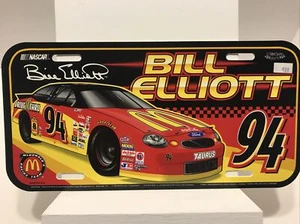 NASCAR #94 Bill Elliott 1999 McDonalds Kunststoff Nummernschild (12" x 6") - Bild 1 von 5