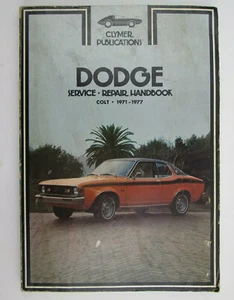 Clymer Dodge Colt 1971-1977 Service Repair Handbook Guide Manual - Picture 1 of 7