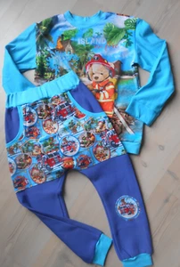 2 teiliges Jersey Set Gr. 104-110-lange Hose & Pullover - Bild 1 von 16