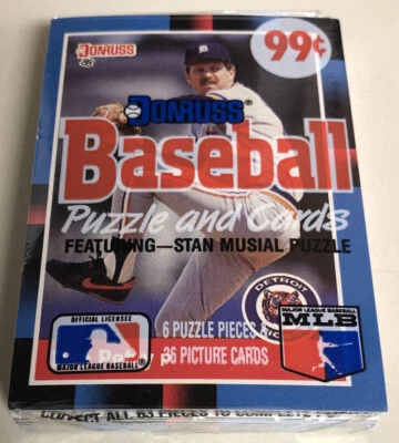 Paquete de violonchelo Donruss 1988 Dan Petry Tigers (top) Jack Clark Cardinals (atrás) Foto 1 de 2