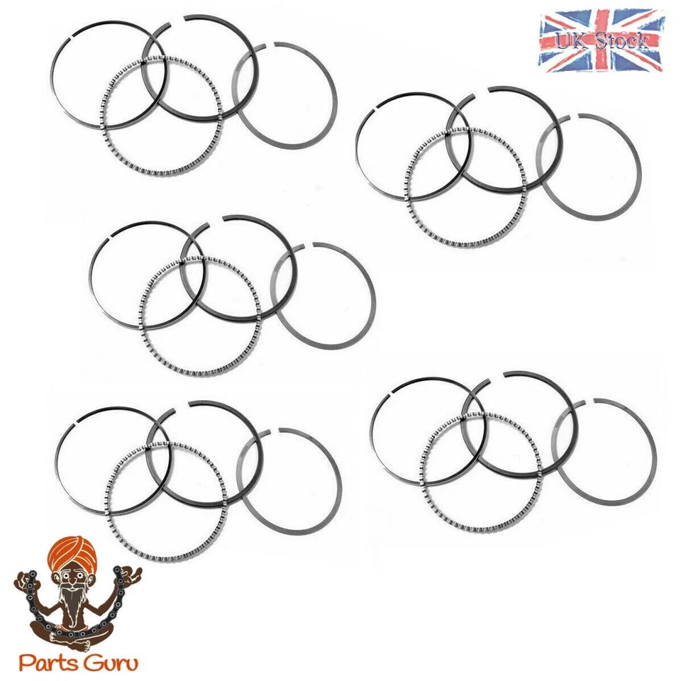 Piston Rings Set for 2.4 Diesel D5 Volvo S60 S80 V70 XC70 XC90 - Image 1 of 1