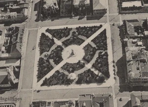 RPPC Magallanes Chile Plaza Plaza Vista Aérea Calles Edificios 407128 - Imagen 1 de 3