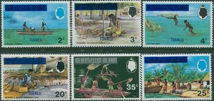 Tuvalu 1976 SG20-25 Food Gathering MNH - Bild 1 von 1
