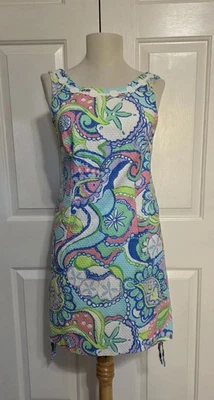 Vestido Lilly Pulitzer Delia Multicolor Conch Republic Talla 2 Foto 1 de 4