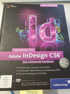 Adobe InDesign CS6  Das umfassende Handbuch Schneeberger, Hans Peter und Robert - Bild 1 von 4