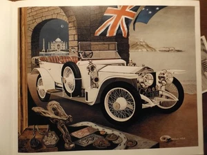 BARKER Flush ONE Print from SILVER GHOSTS ROLLS ROYCE BOOK by MELBOURNE BRINDLE - Picture 1 of 5