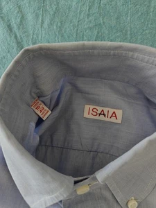  Ivy League OCBD Isaia Besnard Mercer & Sons Anglo Blu Cielo Italiano  - Foto 1 di 4