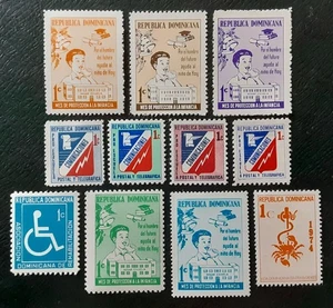 Estampillas fiscales de la República Dominicana 1971-1974 MH F a XF 269-1 - Imagen 1 de 3