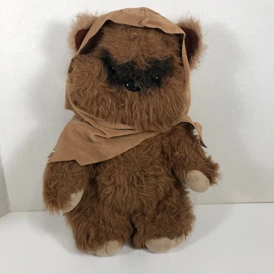 Star Wars Kenner Ewok Wicket 1983 De Colección Peluche El Retorno del Jedi 15" con Capucha Foto 1 de 4