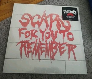 VARIALS - Scars For You To Remember LP - BRAND NEW SEALED TRANSLUCENT RED VINYL - Picture 1 of 3