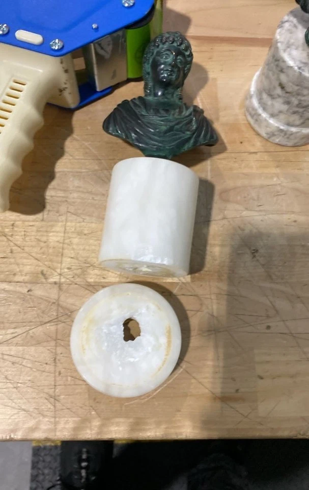 Итальянские Бронзовые Бюсты Римского Императора Императрицы Алебастровые Мраморные Основания Grand G3D - Изображение 1 из 4