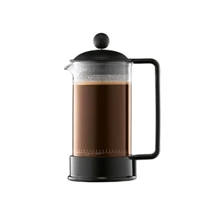 Bodum 1543-01US Brasilien 3 Tassen French Press Kaffeemaschine, Schwarz, 0,35 l, 12 Unzen - Bild 1 von 5