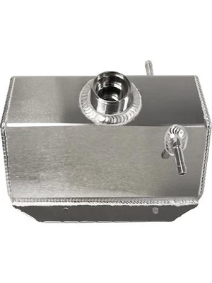 Steeda Autosports Recovery Tank S550 OE Replacement Aluminum Natural (555-0601) - Image 1 of 4