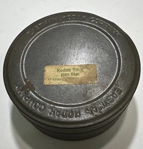 Vintage Eastman Kodak Company Runde Metall Blech Film Behälter Box Halter Dekor - Bild 1 von 7