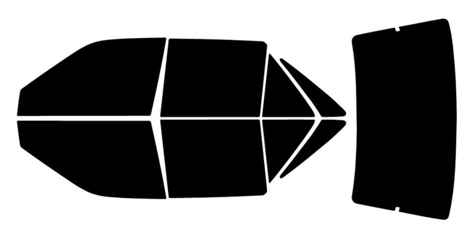 Тонировка окна для Ford Escort 4 двери люк 1991-1996 предварительно вырезанная нанокерамическая пленка набор - Изображение 1 из 4