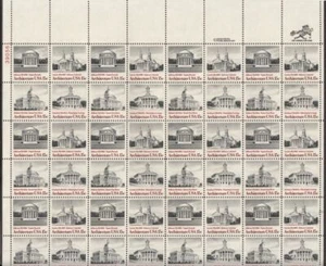 1979 Architecture Sc 1779-82 1782a 4 different designs mint sheet of 40 - Picture 1 of 1