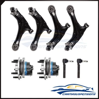 6Pc Wheel Hub and Bearing Assemblies & Suspension Parts Fits 1998-2003 Malibu — 第 1/4 张图片